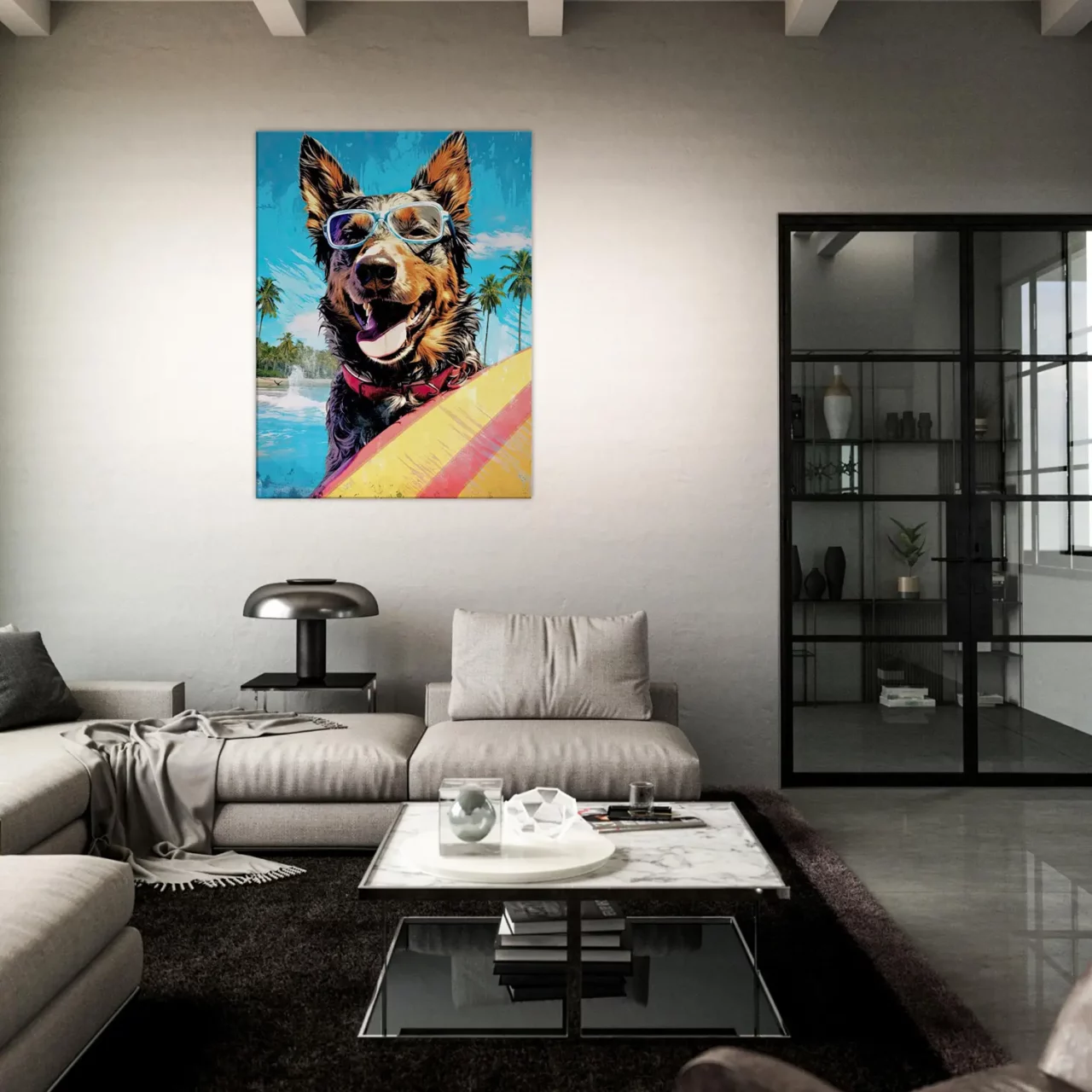 aventure tropicale d'un compagnon canin