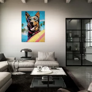 aventure tropicale d'un compagnon canin