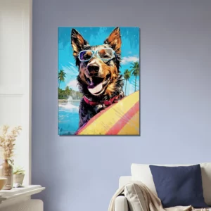 aventure tropicale d'un compagnon canin