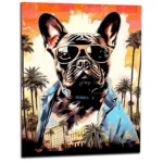 bouledogue français cool à los angeles
