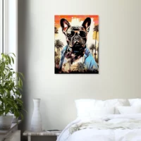 bouledogue français cool à los angeles