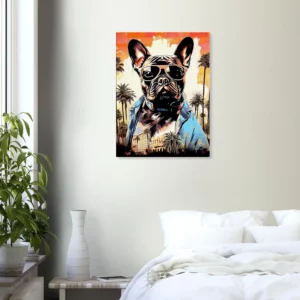 bouledogue français cool à los angeles