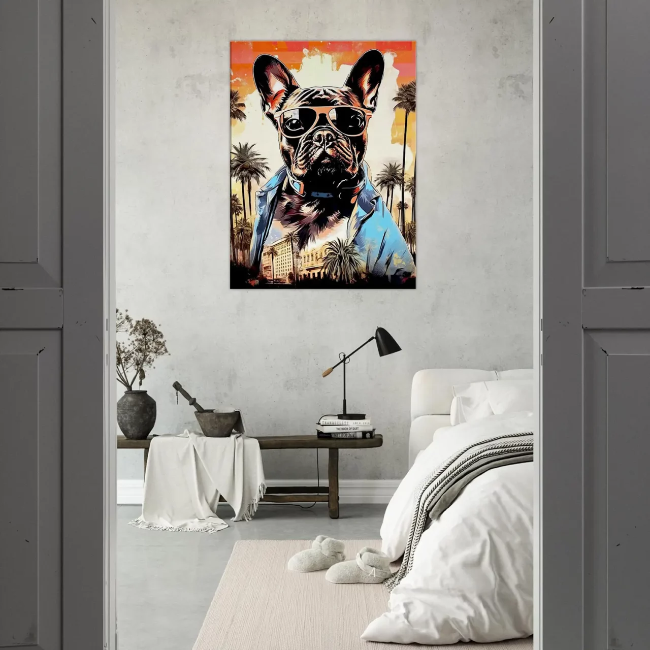 bouledogue français cool à los angeles