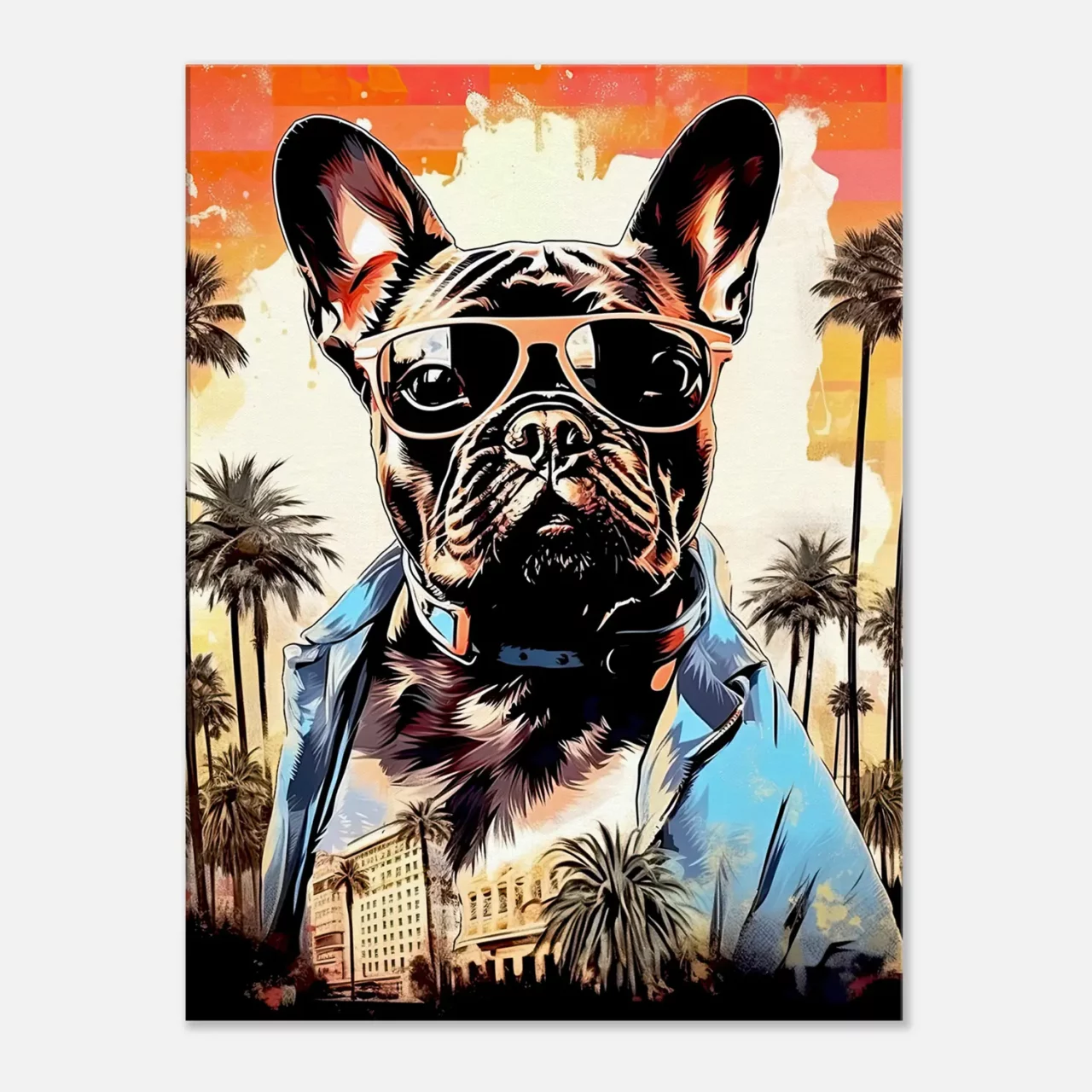 bouledogue français cool à los angeles