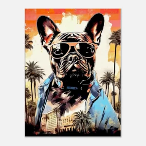 bouledogue français cool à los angeles