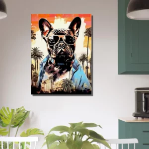 bouledogue français cool à los angeles