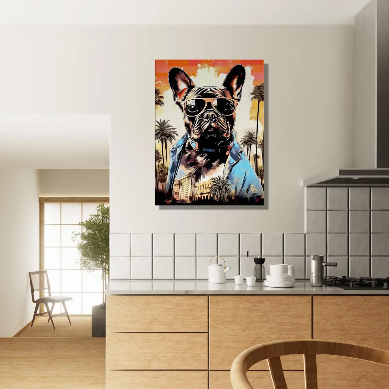 bouledogue français cool à los angeles