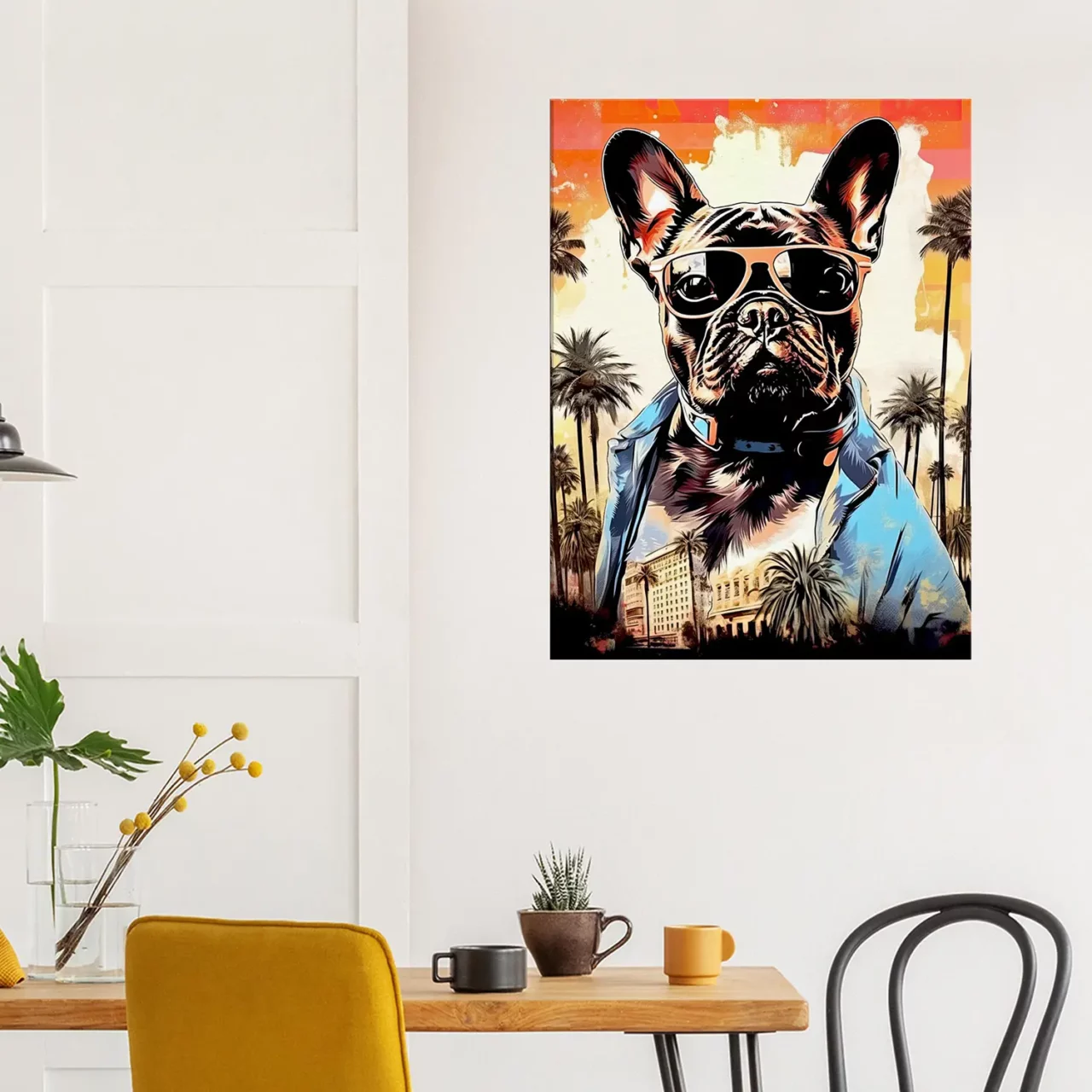 bouledogue français cool à los angeles