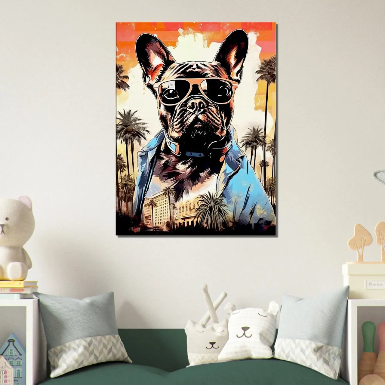 bouledogue français cool à los angeles