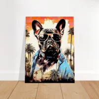 bouledogue français cool à los angeles