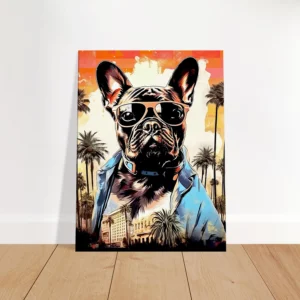 bouledogue français cool à los angeles