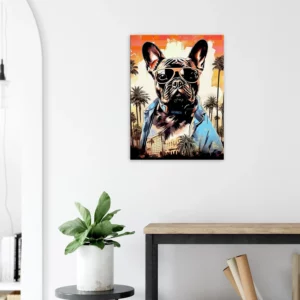 bouledogue français cool à los angeles