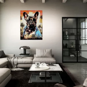 bouledogue français cool à los angeles