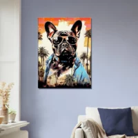 bouledogue français cool à los angeles