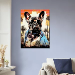 bouledogue français cool à los angeles