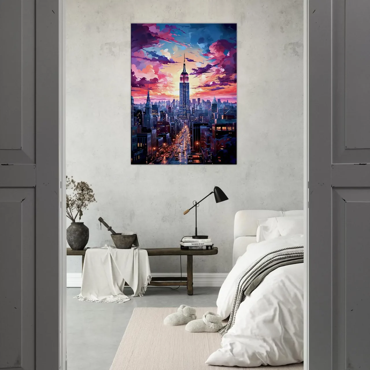 Crépuscule Urbain : New York en Couleurs Vibrantes crépuscule urbain : new york en couleurs vibrantes