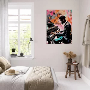 harmonie en couleur : un pianiste et son art