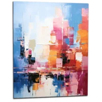 Reflets urbains dans un jeu abstrait de lumière et de couleur reflets urbains dans un jeu abstrait de lumière et de couleur