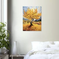 Tableau Réinterprétation Le Murier de Van Gogh réinterprétation le murier de van gogh