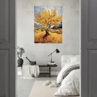 Tableau Réinterprétation Le Murier de Van Gogh réinterprétation le murier de van gogh