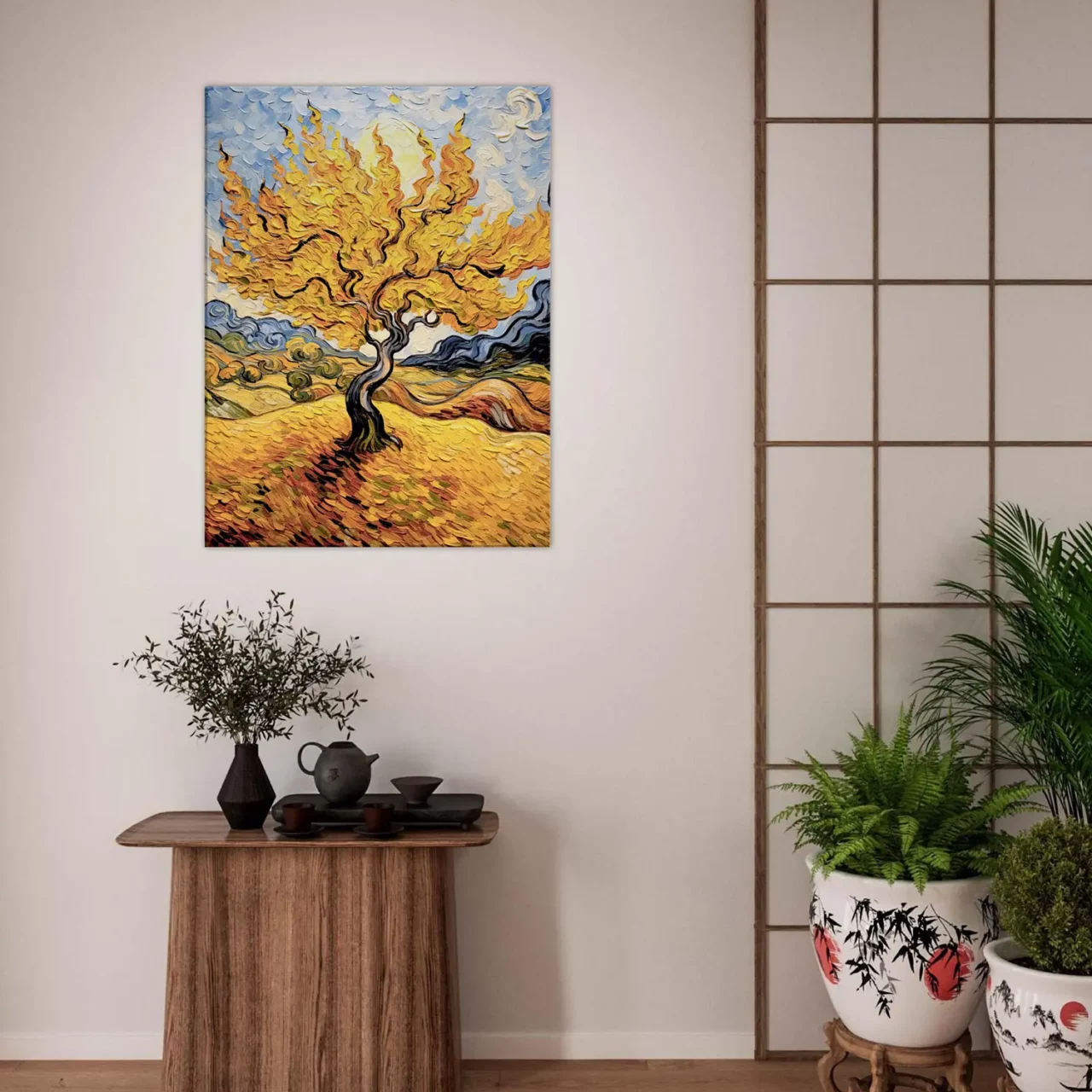 réinterprétation le murier de van gogh