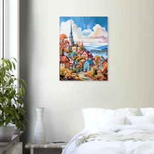 mont tremblant, village coloré