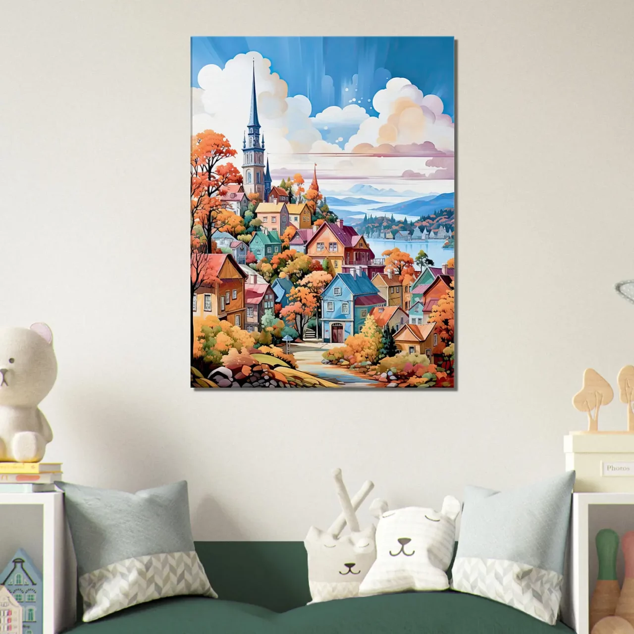 mont tremblant, village coloré