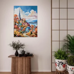 mont tremblant, village coloré