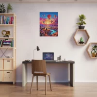 Montgolfières et Paysage de Cappadoce coloré montgolfières et paysage de cappadoce coloré