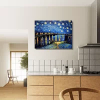 nuit étoilée sur le rhône van gogh