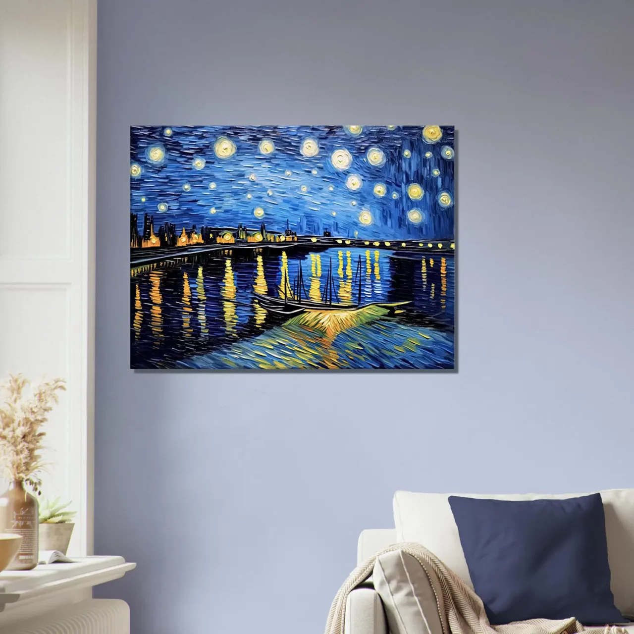 nuit étoilée sur le rhône van gogh