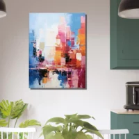 Reflets urbains dans un jeu abstrait de lumière et de couleur reflets urbains dans un jeu abstrait de lumière et de couleur