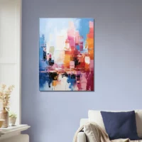 Reflets urbains dans un jeu abstrait de lumière et de couleur reflets urbains dans un jeu abstrait de lumière et de couleur