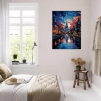 Reflets de Chicago au crépuscule reflets de chicago au crépuscule