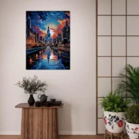 Reflets de Chicago au crépuscule reflets de chicago au crépuscule