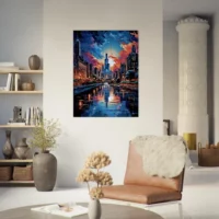 Reflets de Chicago au crépuscule reflets de chicago au crépuscule