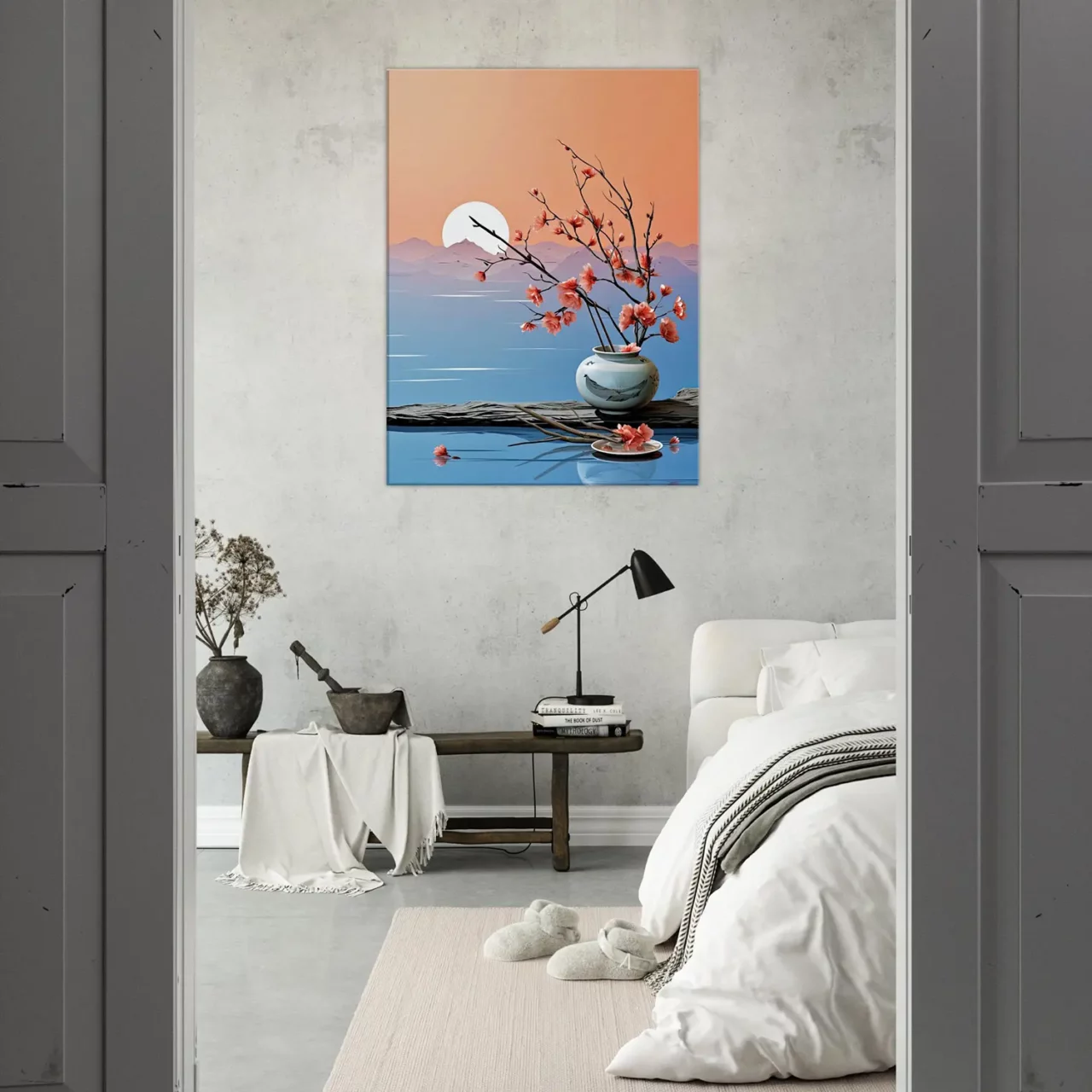 Cadre Reflets de Sérénité au Crépuscule Zen reflets de sérénité au crépuscule zen