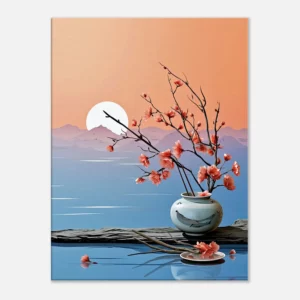 Cadre Reflets de Sérénité au Crépuscule Zen reflets de sérénité au crépuscule zen