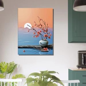 Cadre Reflets de Sérénité au Crépuscule Zen reflets de sérénité au crépuscule zen