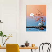 Cadre Reflets de Sérénité au Crépuscule Zen reflets de sérénité au crépuscule zen