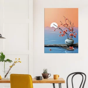 Cadre Reflets de Sérénité au Crépuscule Zen reflets de sérénité au crépuscule zen