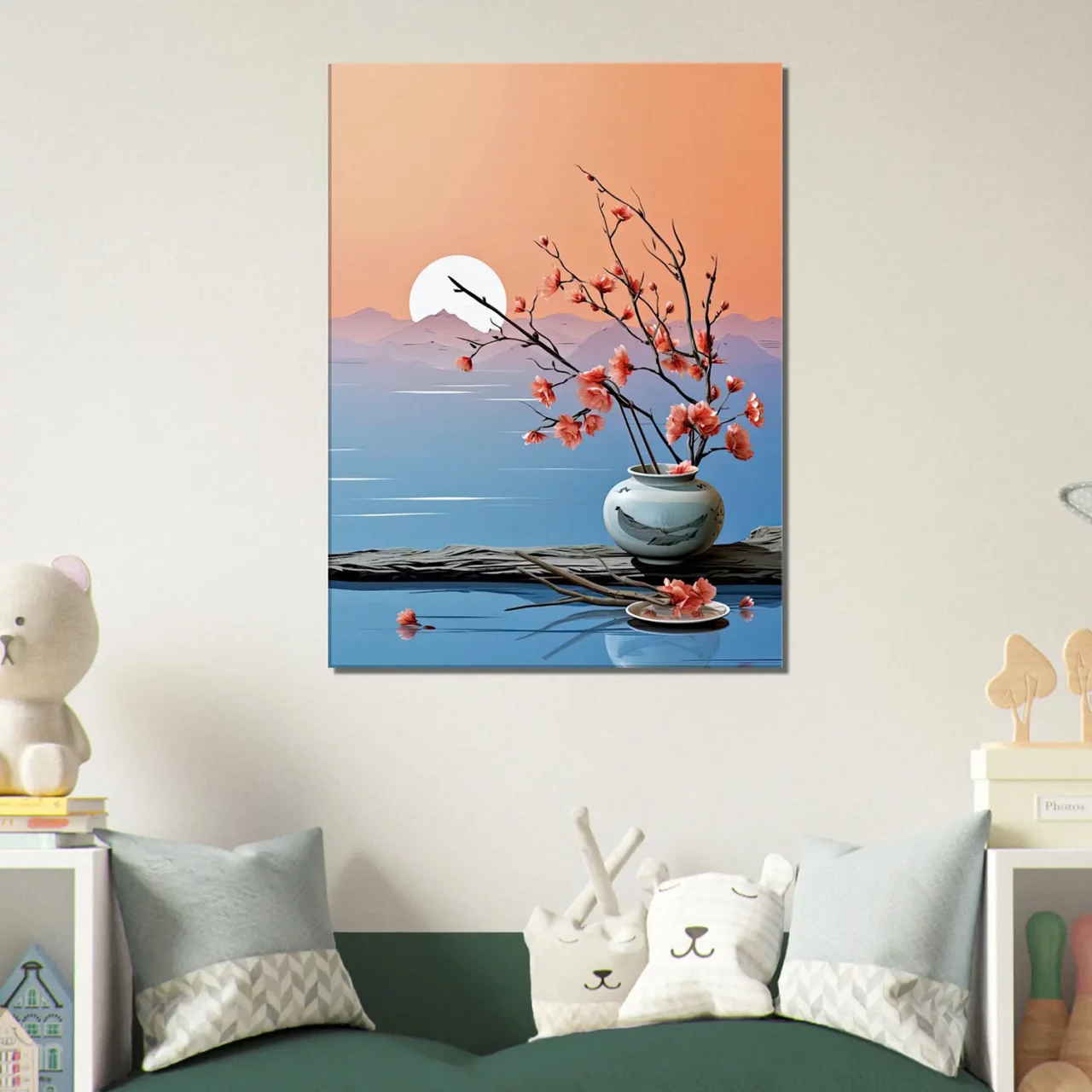 Cadre Reflets de Sérénité au Crépuscule Zen reflets de sérénité au crépuscule zen