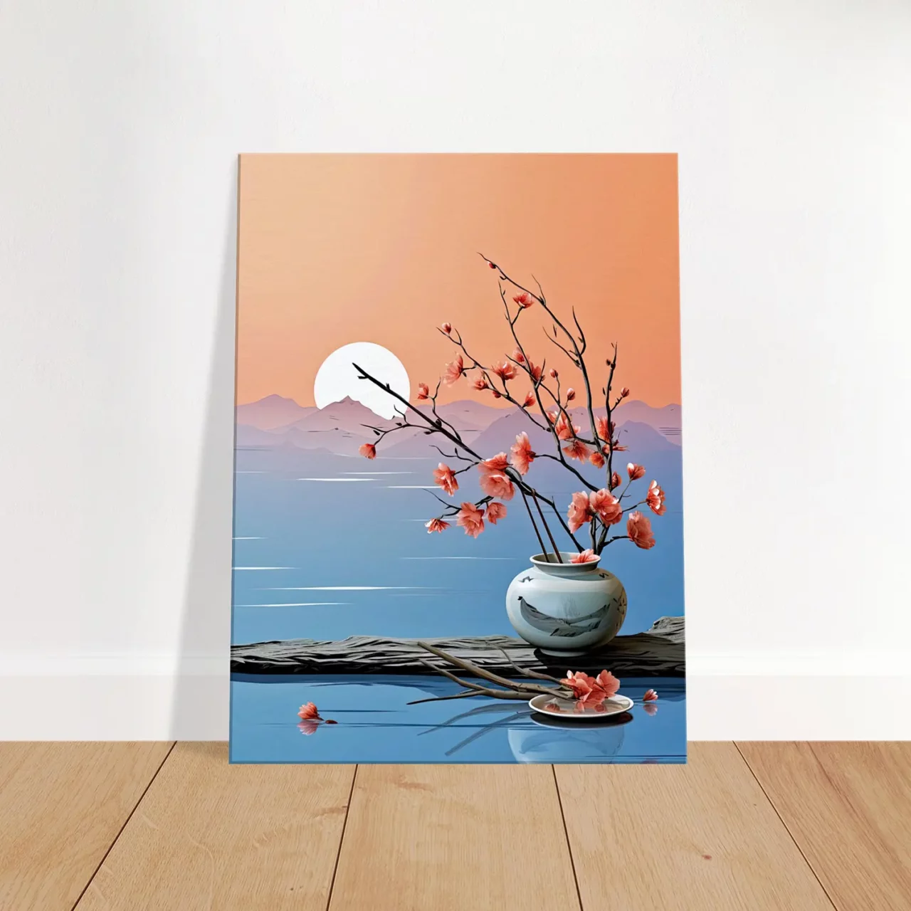 Cadre Reflets de Sérénité au Crépuscule Zen reflets de sérénité au crépuscule zen