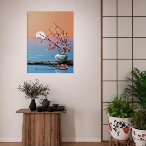 Cadre Reflets de Sérénité au Crépuscule Zen reflets de sérénité au crépuscule zen