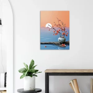 Cadre Reflets de Sérénité au Crépuscule Zen reflets de sérénité au crépuscule zen