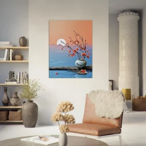 Cadre Reflets de Sérénité au Crépuscule Zen reflets de sérénité au crépuscule zen