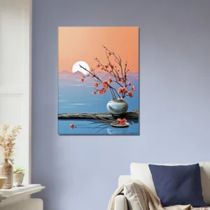 Cadre Reflets de Sérénité au Crépuscule Zen reflets de sérénité au crépuscule zen