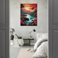 Rivière tropicale descendant des montagnes rivière tropicale descendant des montagnes