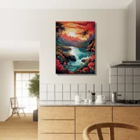 Rivière tropicale descendant des montagnes rivière tropicale descendant des montagnes