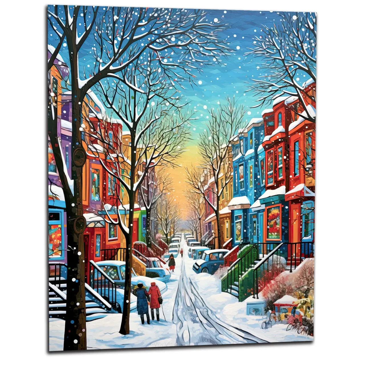série hiver montréal peinture 1